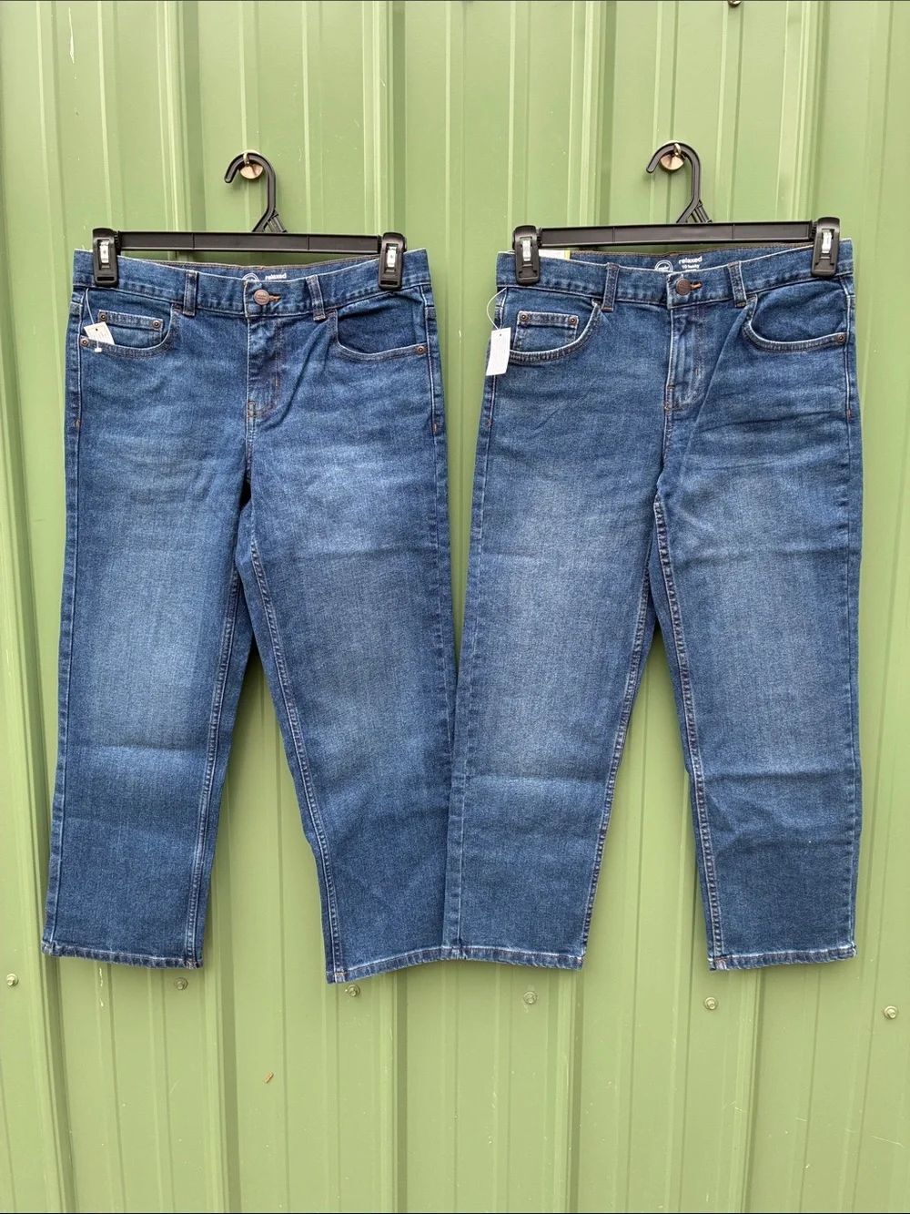 Boys Relaxed Fit Denim Jeans Pants 2-Pack Size 10 Husky